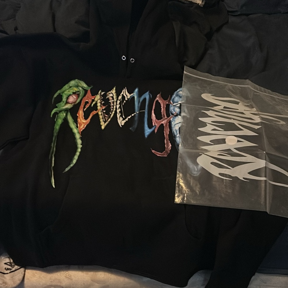 Black revenge, and Trippie Redd Collab Hoodie with Colorful Graphic - Picture 10 of 10
